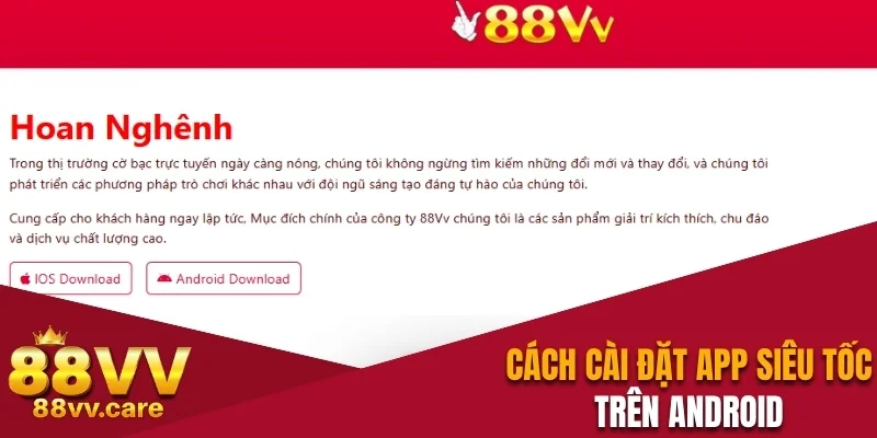 Cách cài đặt app siêu tốc trên Android
