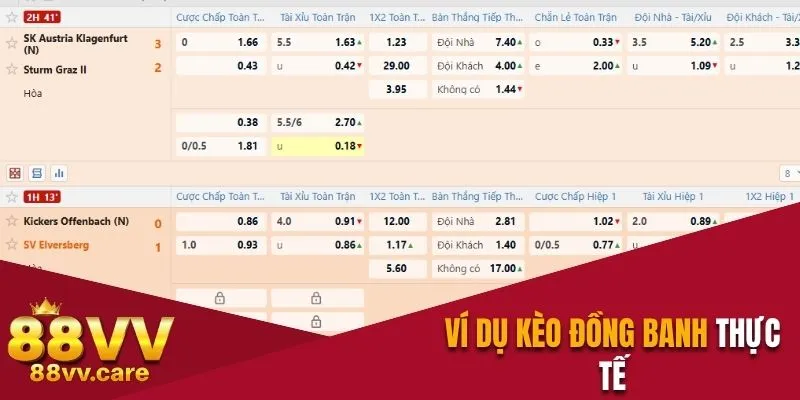 Cách chơi đồng banh giữa SK Austria Klagenfurt (N) và Sturm Graz II