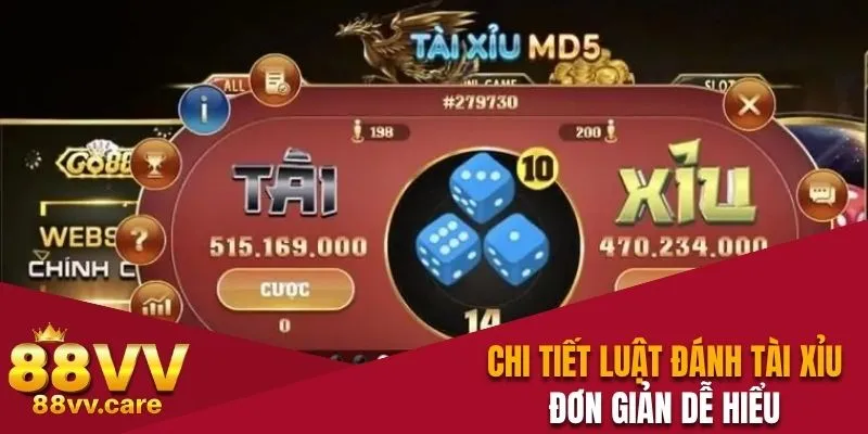 Chi tiết luật đánh tài xỉu đơn giản dễ hiểu