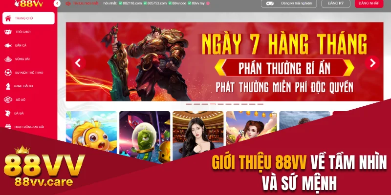 Giới thiệu 88VV về tầm nhìn và sứ mệnh